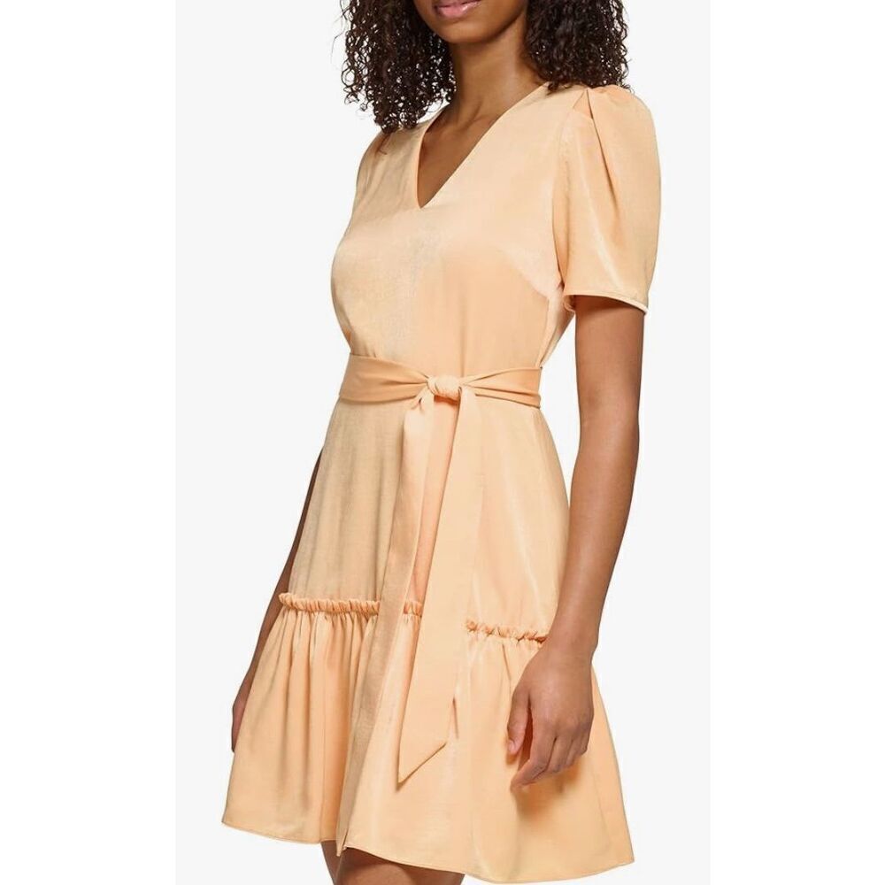 Karl Lagerfeld Paris Women's Ruffle Mini Dress - Size 10